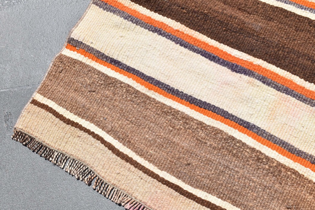 Runner rug, Turkish rug, Home Decor rug, Vintage rug, Oushak rug, Floor rug, Bohemian rug, Tribal rug, Handmade rug, 2.3 x 12.4 ft