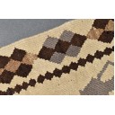 Runner rug, Turkish vintagerug, Herki rug, Handmade rug, Bohemian rug, Stairs rug, Oushak rug, 2.9 x 10.9 ft