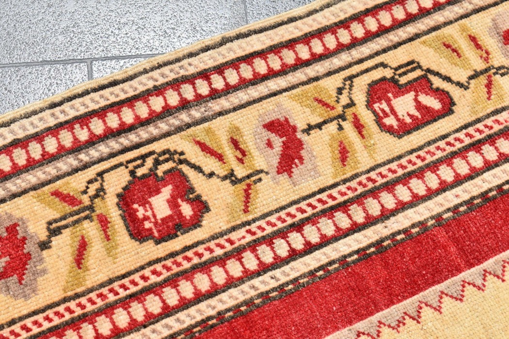 Area rug, Turkish rug, Nomadic rug, Vintage rug, Handmade rug, Natural wool rug, Tribal rug, Bohemian rug, Rustic decor 4.3 x 6.8 ft