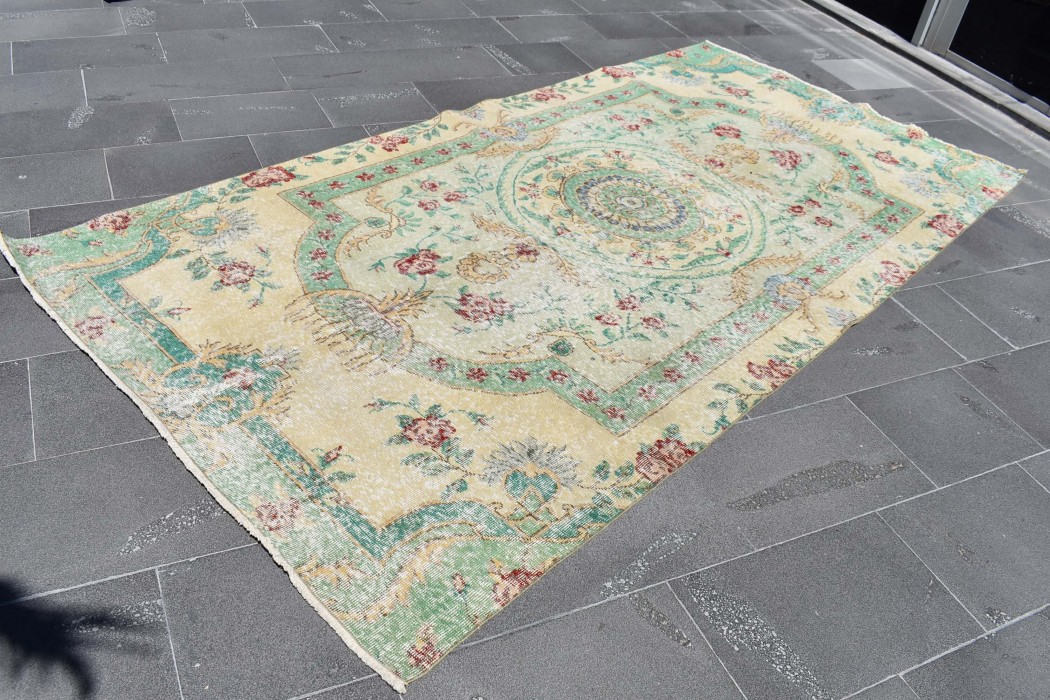 Handmade rug, Oushak rug, Turkish rug, Vintage rug, Runner rug, Hallway rug, Entryway rug, Corridor rug, Boho home, 4.8 x 12.8 ft
