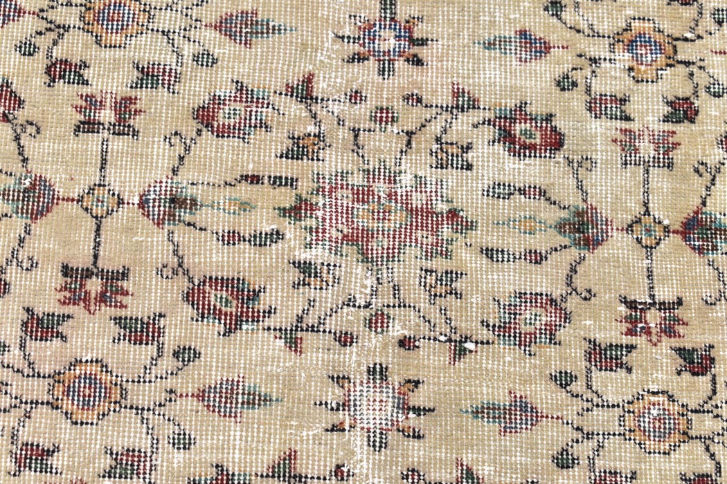 Turkish rug, Oushak rug, Kitchen rug, Area rug, Organic wool rug, Boho home decoration, Bedroom rug, Vintage rug, Rug, 3.7 x 6.5 ft